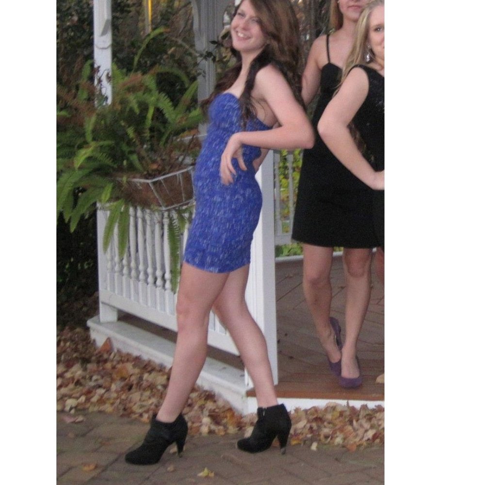 Silence + Noise Blue Tube Dress - Urban Outfitters
